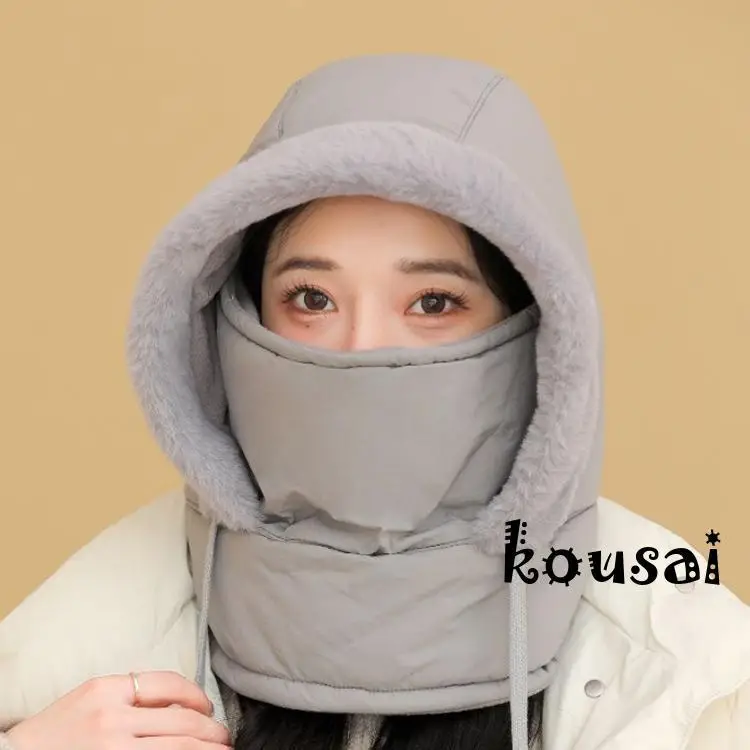 Winter Thick Warm Windproof Hat with Ear Flaps – (Ash Color)