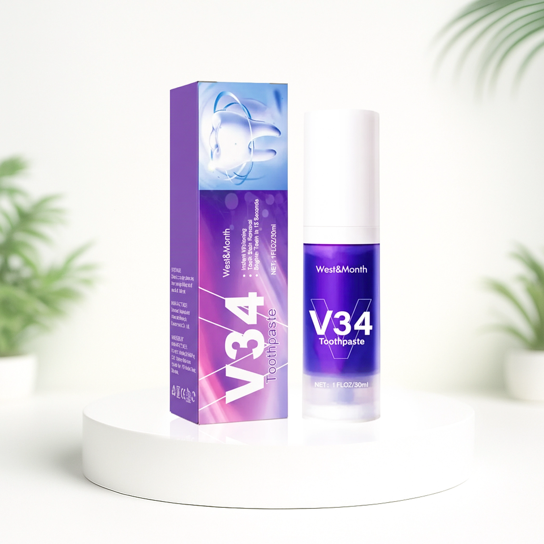 V34 Purple Toothpaste