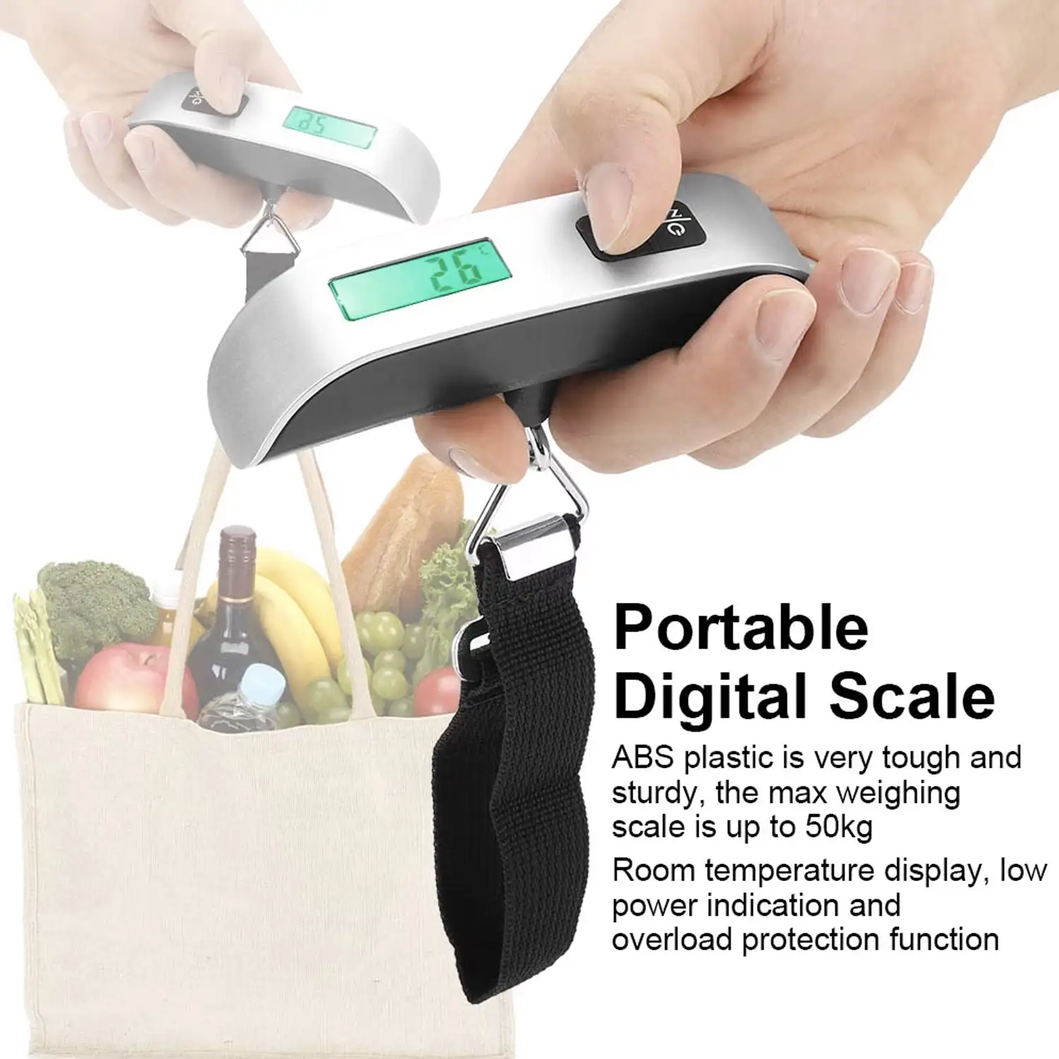 Digital Heavy Hanging Scale>>(৫০ কেজি পর্যন্ত ওজন মাপা যাবে)