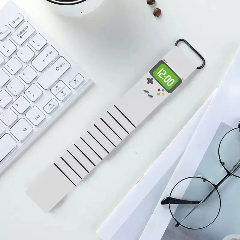 Creative Digital Magnetic Paper Watch.