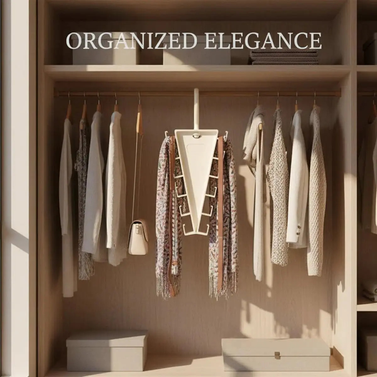 5 Pcs- V-Shaped Double Sided Hanger - Image 2